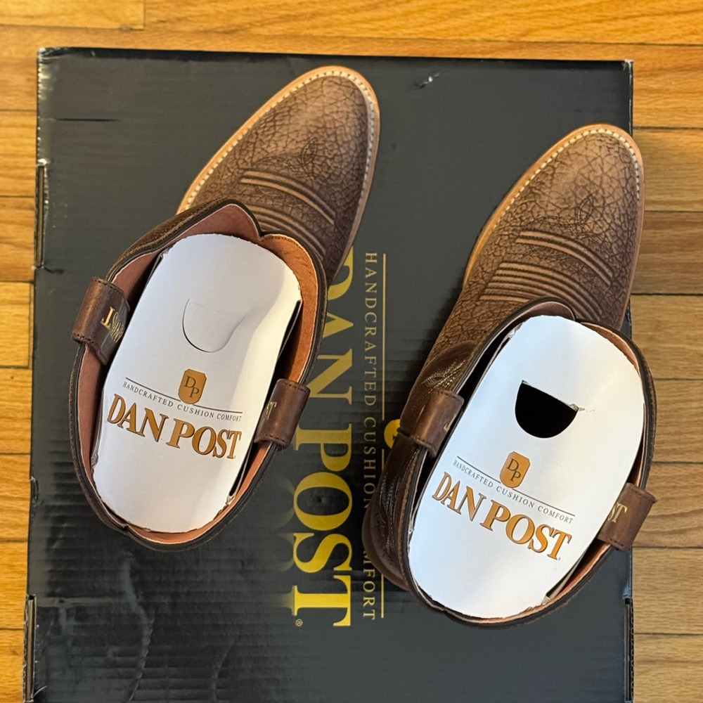 Dan Post NEELY Tan Western Boots - Picture 10 of 15